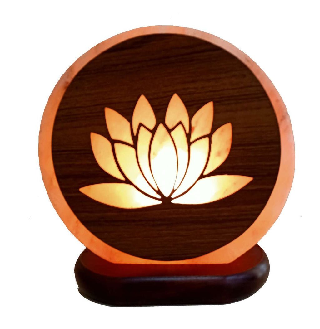Himalayan Salt Lamp - Lotus SALT LAMP at World Of Decor NZ