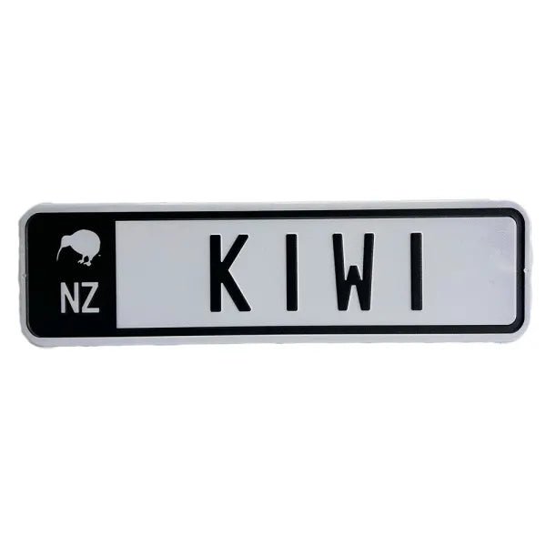 Kiwi Number Plate Wall Sign Wall Art, Affirmations & Hangings at World Of Decor NZ