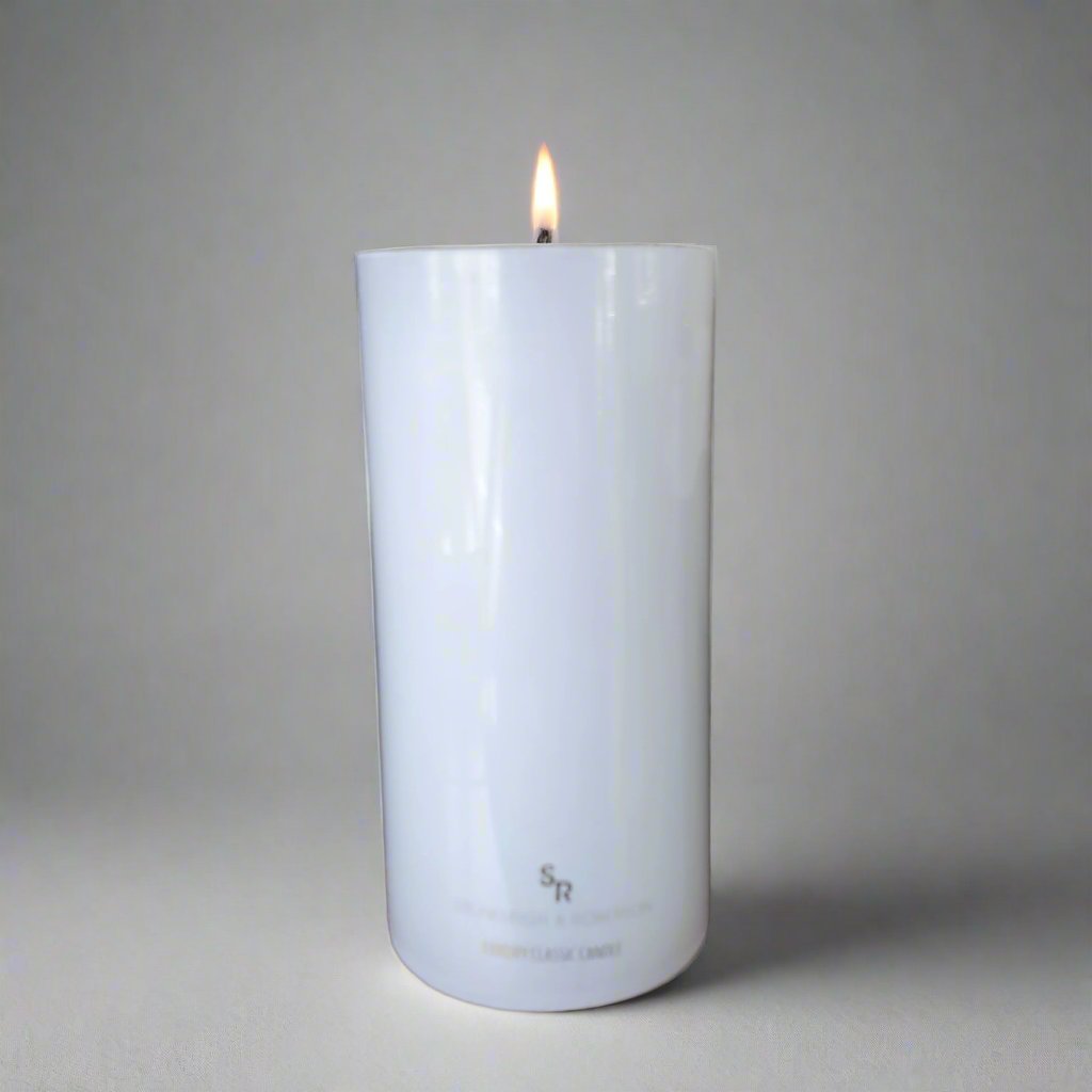 Pillar Candle 15cm - White Candle,Tealight & Incense Holders at World Of Decor NZ