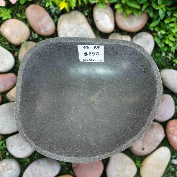 Stone Bird Bath Bowl - R9 VOLCANIC ROCK at World Of Decor NZ