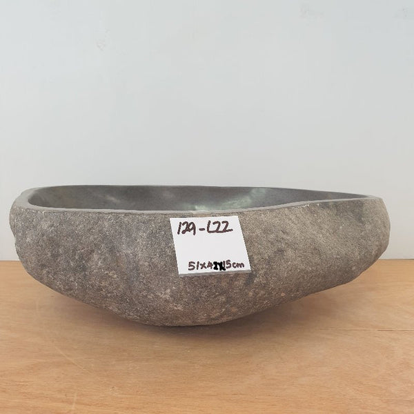 Stone Hand Basin 129 - L22 VOLCANIC ROCK at World Of Decor NZ