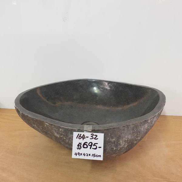 Stone Hand Basin Collections New Zealand 164 - 32 VOLCANIC ROCK at World Of Decor NZ