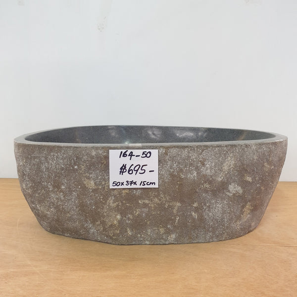 Stone Hand Basin Collections New Zealand 164 - 50 VOLCANIC ROCK at World Of Decor NZ