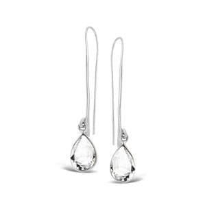 Clear Quartz Earring 925 Sterling Silver at World Of Decor NZ
