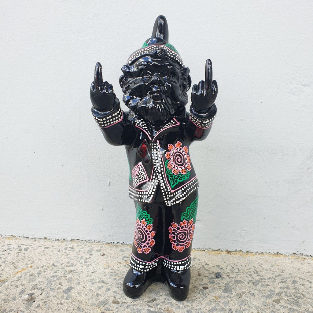 Double Finger Gnome - Batik Poly Resin Figurines & Animals at World Of Decor NZ