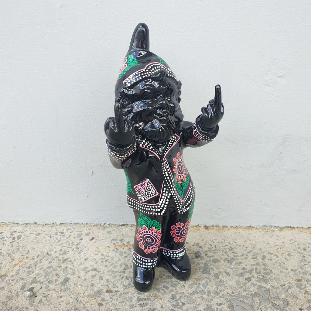 Double Finger Gnome - Batik Poly Resin Figurines & Animals at World Of Decor NZ