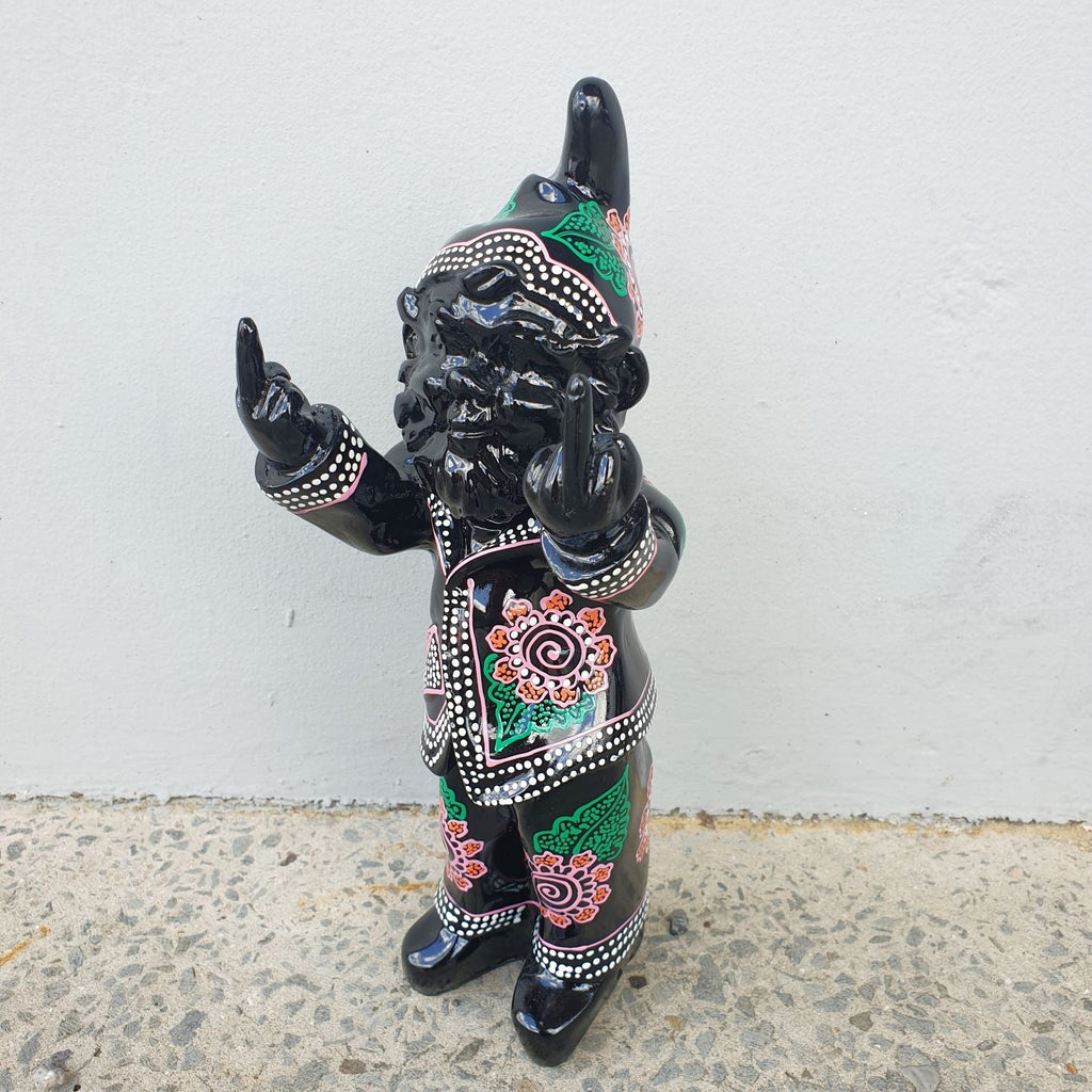 Double Finger Gnome - Batik Poly Resin Figurines & Animals at World Of Decor NZ