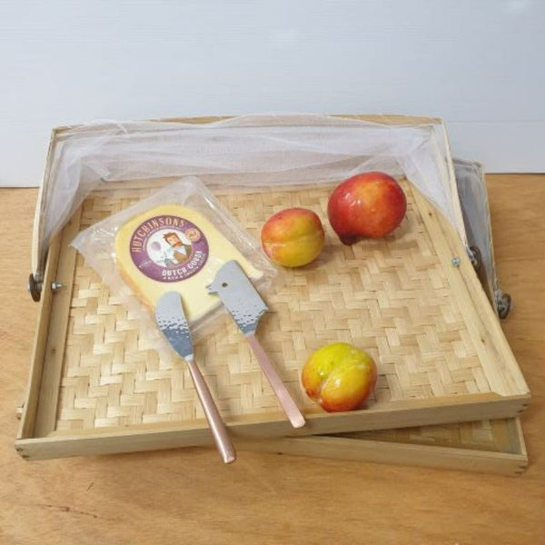 Food Cover Rectangular S/2 Natural Home Accessories at World Of Decor NZ