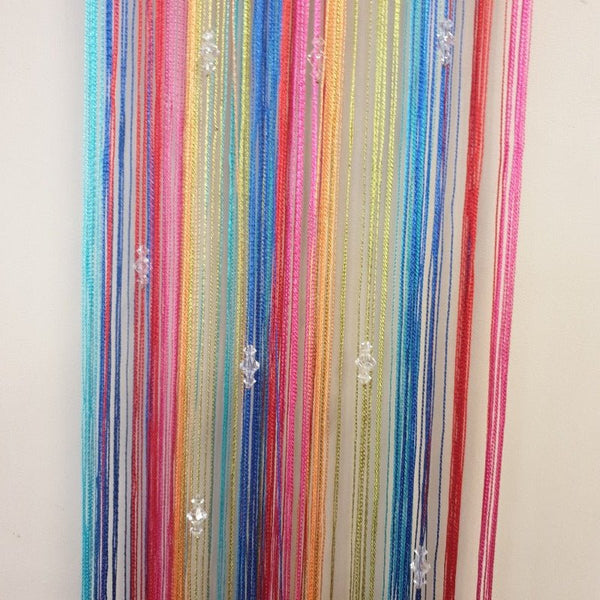 Fly String Curtain 3 Beaded - Multi Colour Home Accessories at World Of Decor NZ