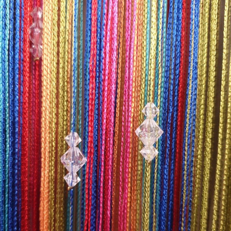 Fly String Curtain 3 Beaded - Multi Colour Home Accessories at World Of Decor NZ
