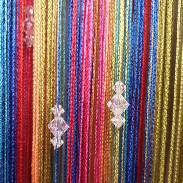 Fly String Curtain 3 Beaded - Multi Colour Home Accessories at World Of Decor NZ