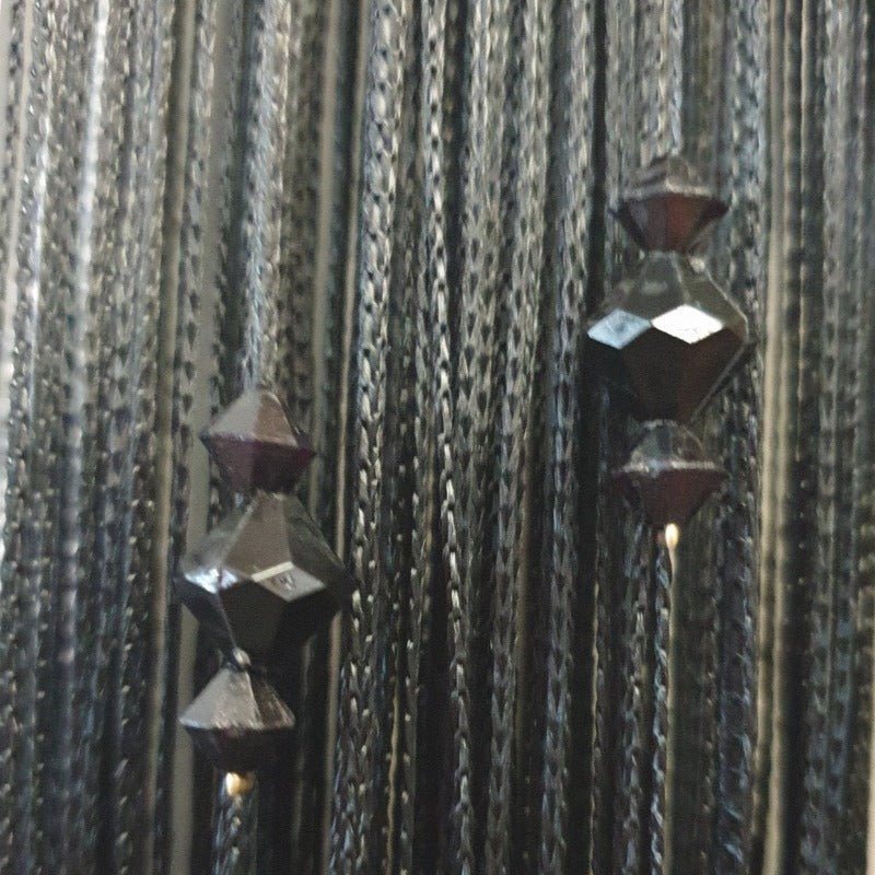 Fly String Curtain 3 Beaded - Black Home Accessories at World Of Decor NZ