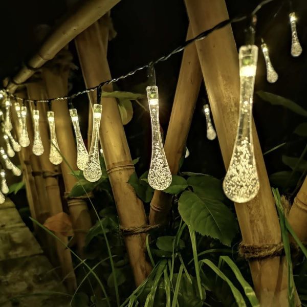 20 LED Solar Fairy Lights - Warm White GARDEN & OUTDOOR at World Of Decor NZ