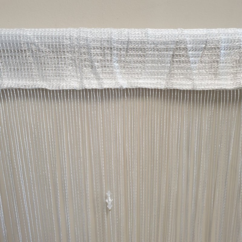 Fly String Curtain 3 Beaded - White Home Accessories at World Of Decor NZ