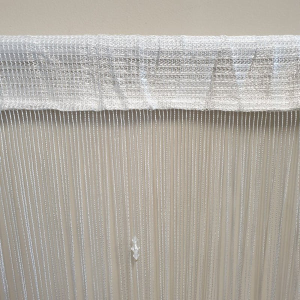 Fly String Curtain Beaded x 3-White at World Of Decor NZ