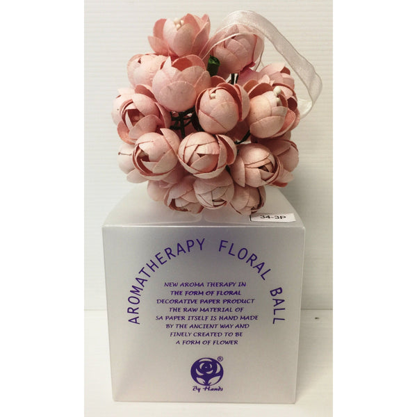 Aromatherapy Flower Ball-Light Pink at World Of Decor NZ