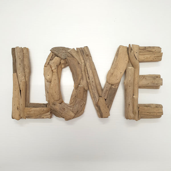 Driftwood Sign-Love at World Of Decor NZ