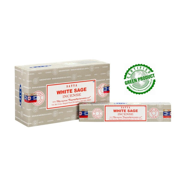 Satya Incense - White Sage 15g INCENSE at World Of Decor NZ