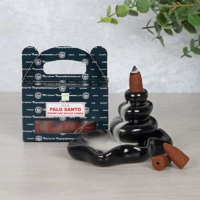 PALO SANTO BACKFLOW CONE INCENSE at World Of Decor NZ