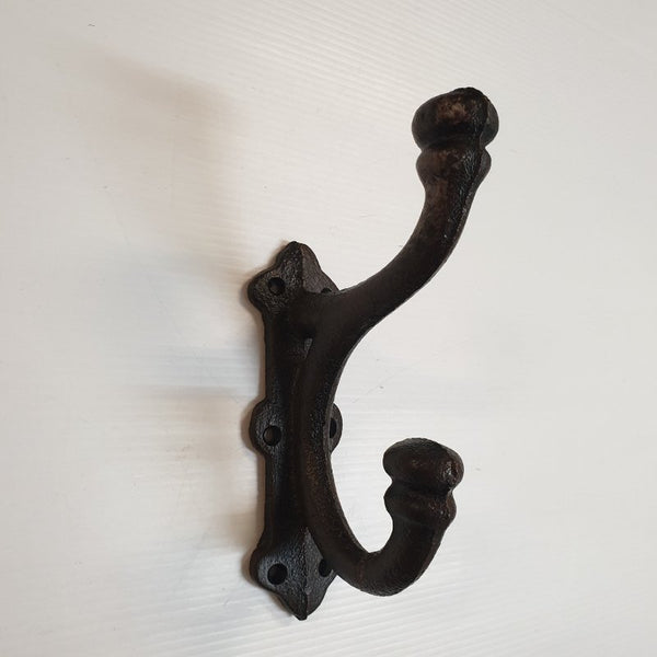 Double Wall Hook METAL/CAST IRON at World Of Decor NZ