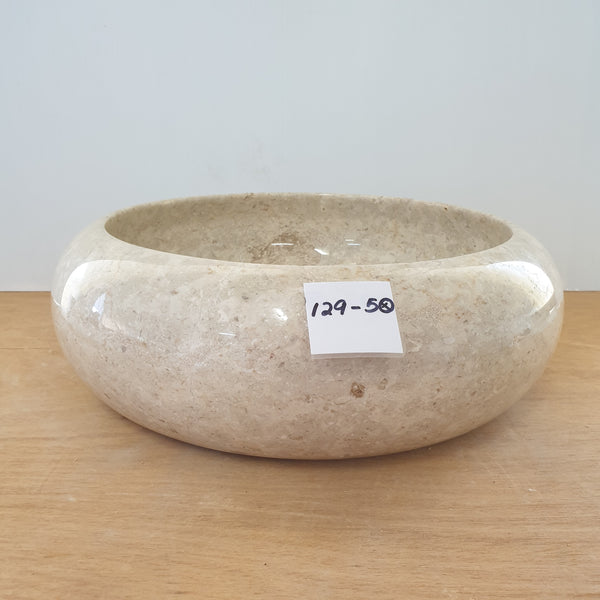 Donut Shape Marble Hand Basin Cream BATHROOM at World Of Decor NZ