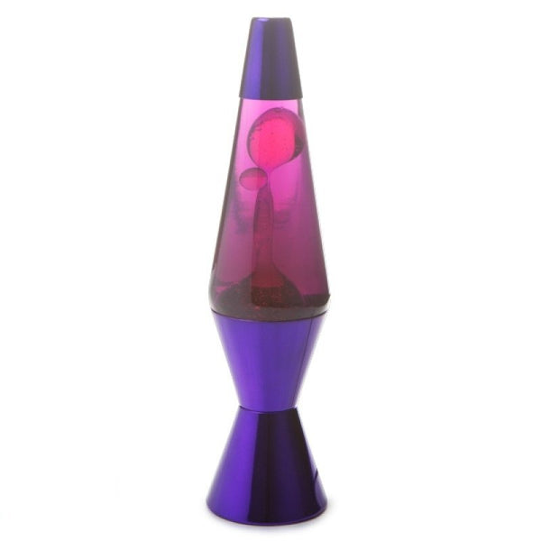 Diamond Metallic Lava Lamp-Purple/Pink at World Of Decor NZ