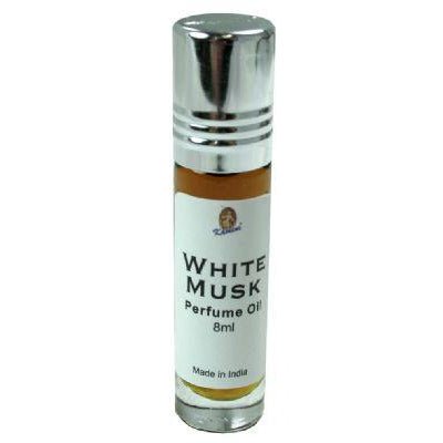 Kamini Perfume Oil 8ml Roll-On Bottle, White Musk at World Of Decor NZ