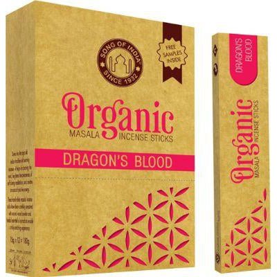 Organic Malasa Incense Stick 15g - Dragon's Blood at World Of Decor NZ