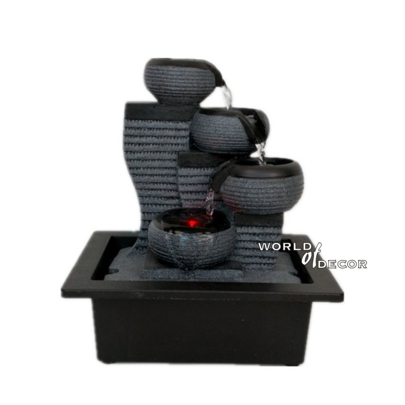 4 Tier Bowls Water Fountain WATER FOUNTAIN at World Of Decor NZ