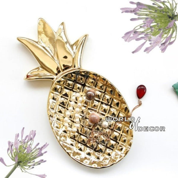 Jewelry Tray Pineapple - Large ACCESSORIES at World Of Decor NZ
