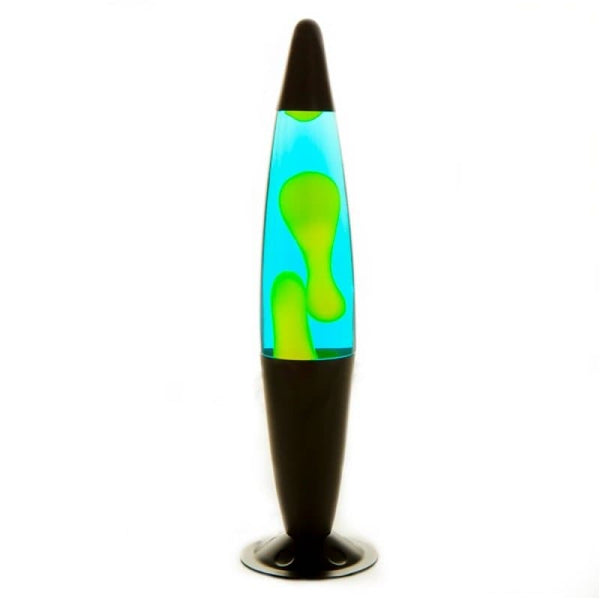 Black/Yellow/Blue Peace Lava Lamp at World Of Decor NZ