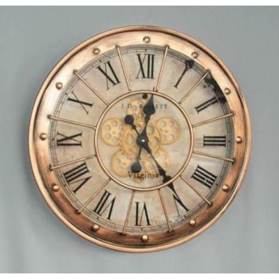 Moving Gear Clock J D BASSETT 59cm CLOCK at World Of Decor NZ