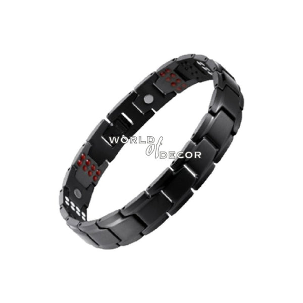 Copper Bracelet - Black 4 Magnet Copper Bracelet at World Of Decor NZ