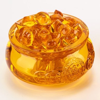 Crystal Wealth Bowl With Ingots at World Of Decor NZ