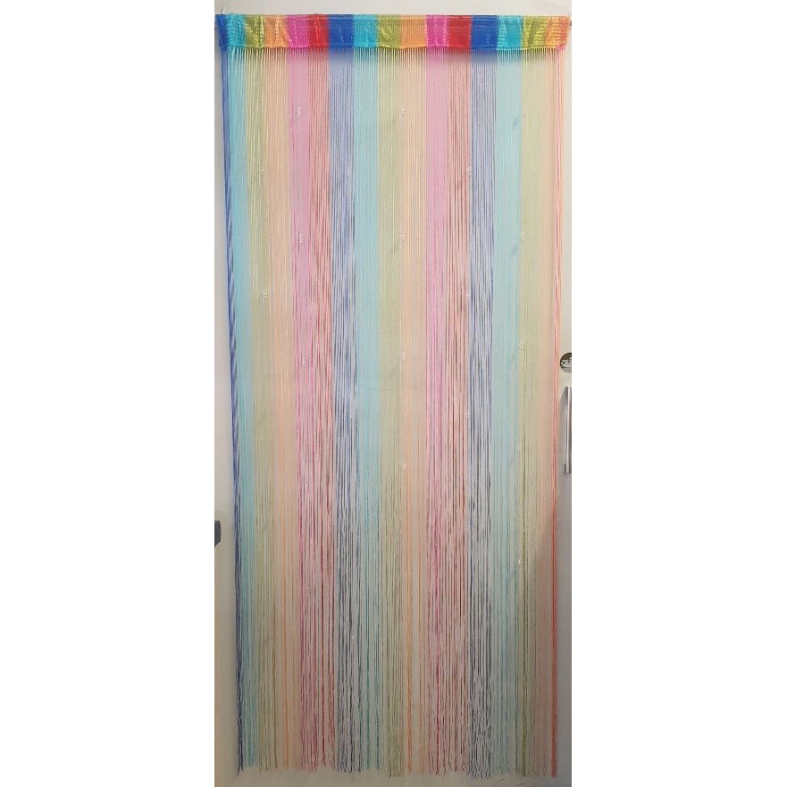 Fly String Curtain 3 Beaded - Silver Grey Home Accessories at World Of Decor NZ