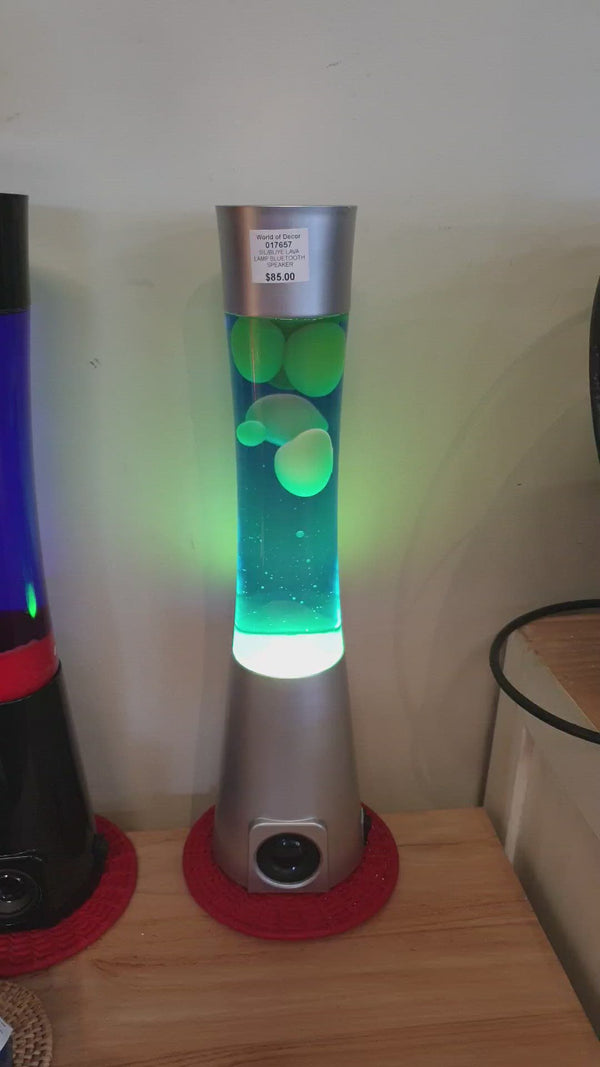 sound of bluetooth speacker on lava lamp