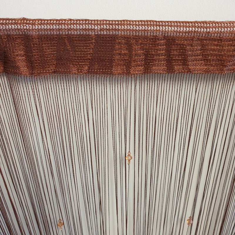 Fly String Curtain 3 Beaded - Brown Home Accessories at World Of Decor NZ