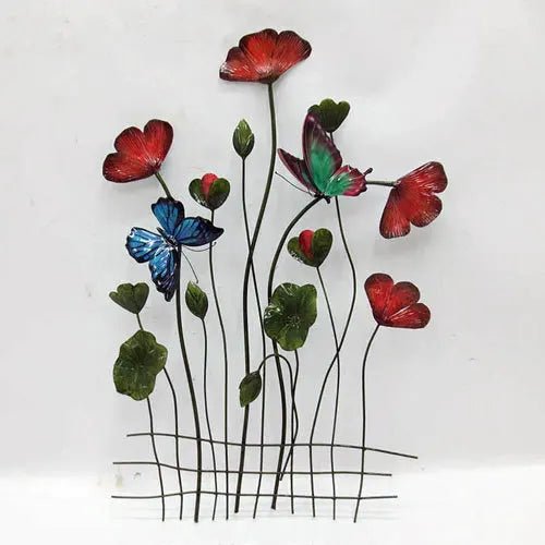 Poppies with Butterfiles at World Of Decor NZ