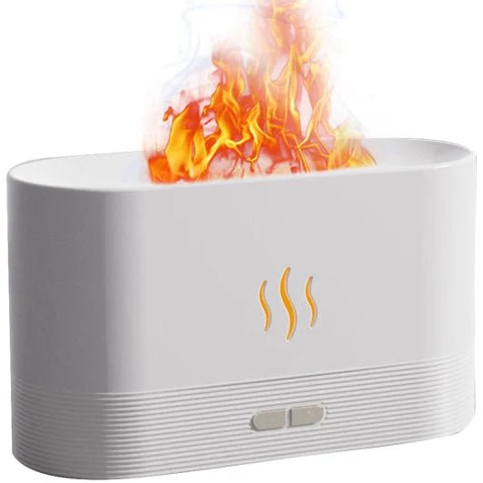 Air Humidifier/Aroma Diffuser USB 180ml-Flame White at World Of Decor NZ