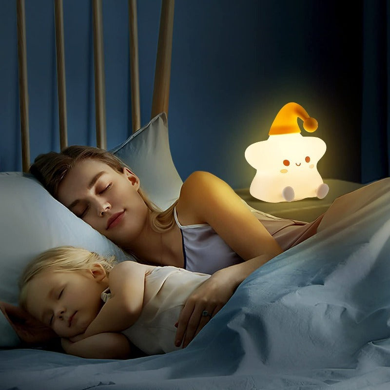 Soft Touch Silicone LED Light Star LAMP at World Of Decor NZ