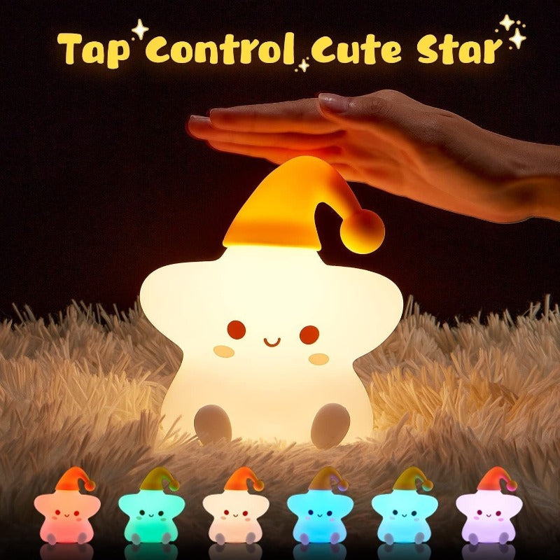Soft Touch Silicone LED Light Star LAMP at World Of Decor NZ