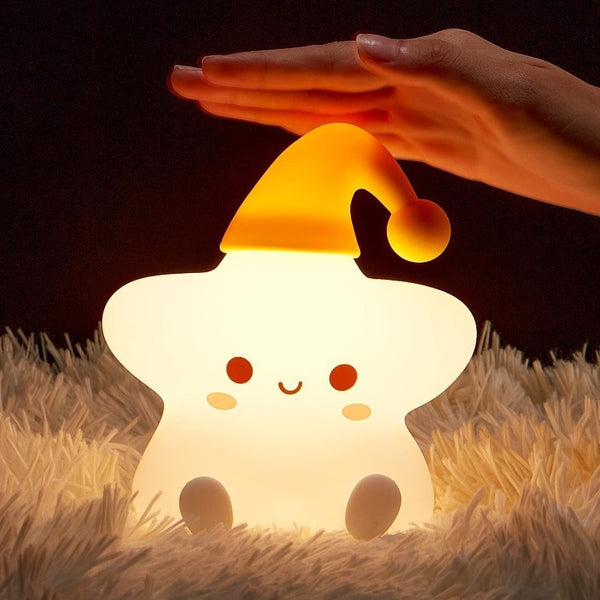 Soft Touch Silicone LED Light Star LAMP at World Of Decor NZ