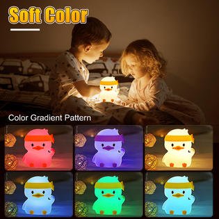 Soft Touch Silicone LED Ninja Duck LAMP at World Of Decor NZ