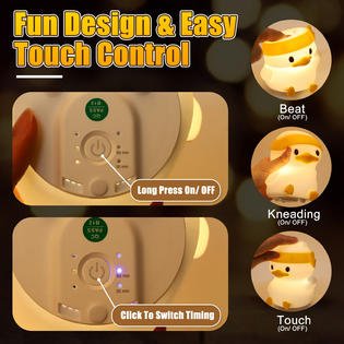 Soft Touch Silicone LED Ninja Duck LAMP at World Of Decor NZ