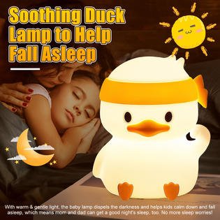 Soft Touch Silicone LED Ninja Duck LAMP at World Of Decor NZ