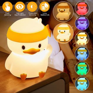 Soft Touch Silicone LED Ninja Duck LAMP at World Of Decor NZ