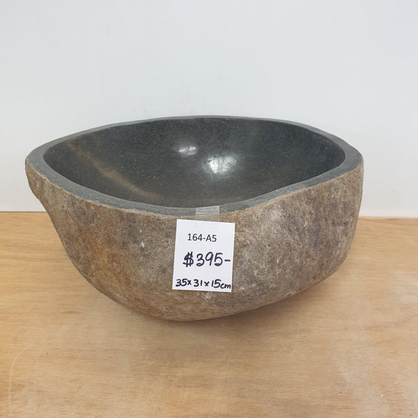 Stone Hand Basin Collections New Zealand 164 - A5 VOLCANIC ROCK at World Of Decor NZ