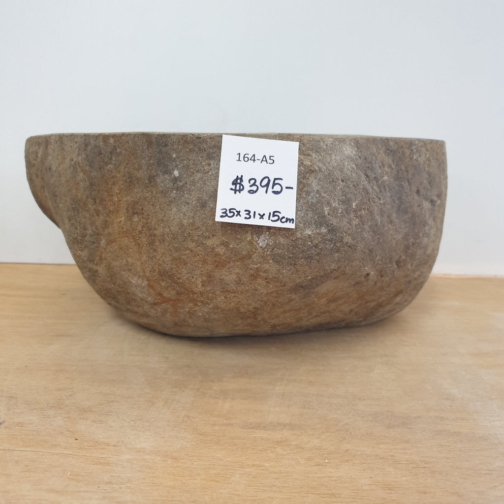 Stone Hand Basin Collections New Zealand 164 - A5 VOLCANIC ROCK at World Of Decor NZ