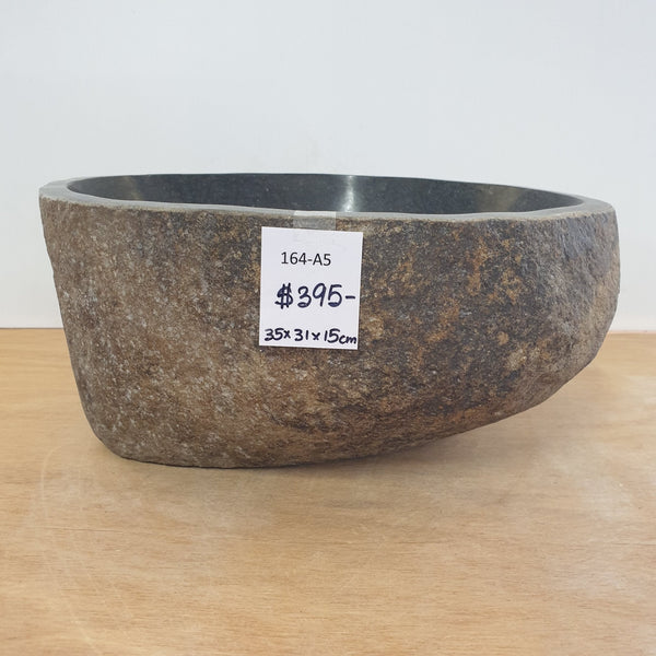 Stone Hand Basin Collections New Zealand 164 - A5 VOLCANIC ROCK at World Of Decor NZ