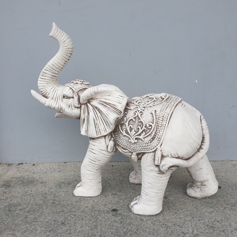 Trunk Up Elephant Statue GARDEN & OUTDOOR at World Of Decor NZ